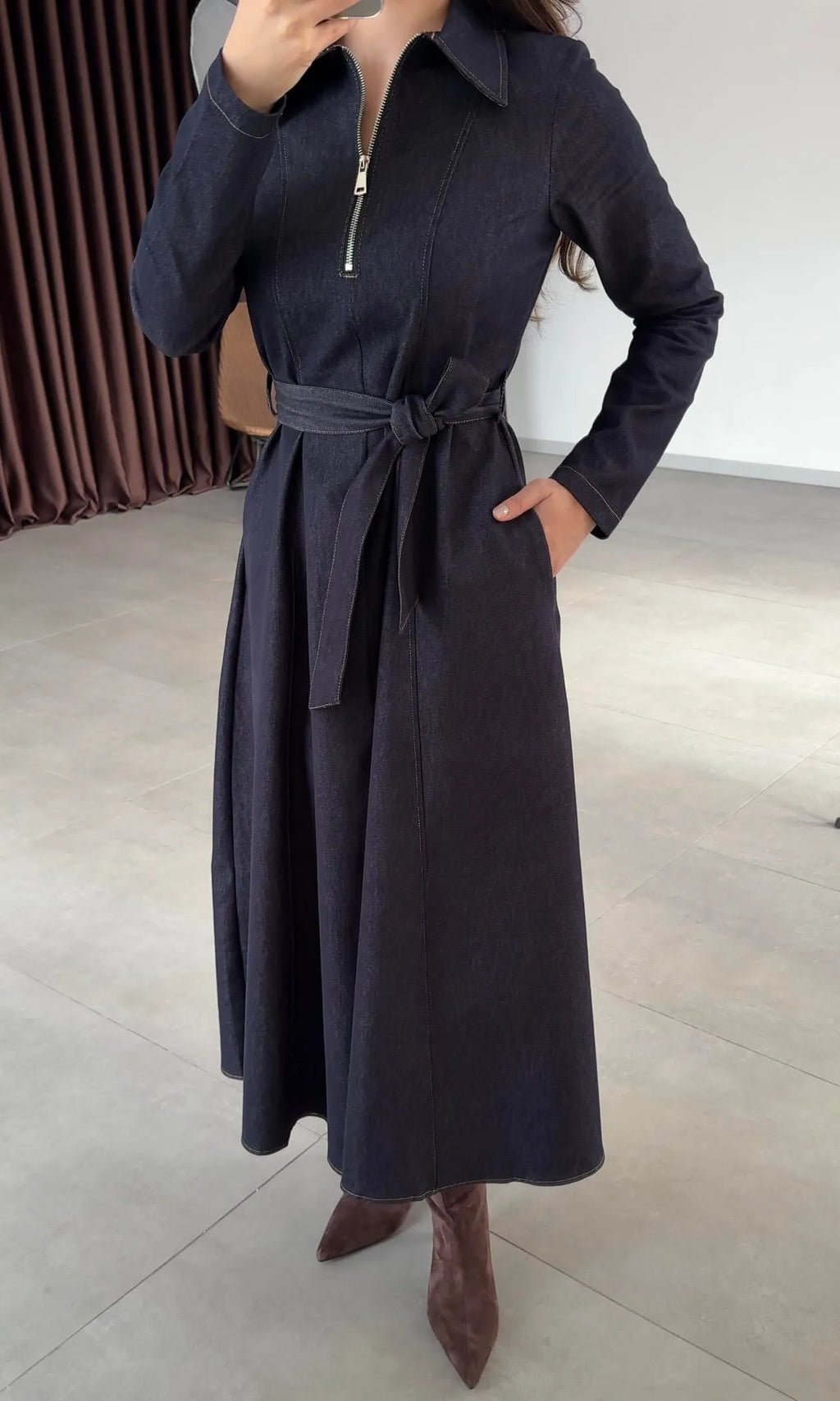 Robe en jean