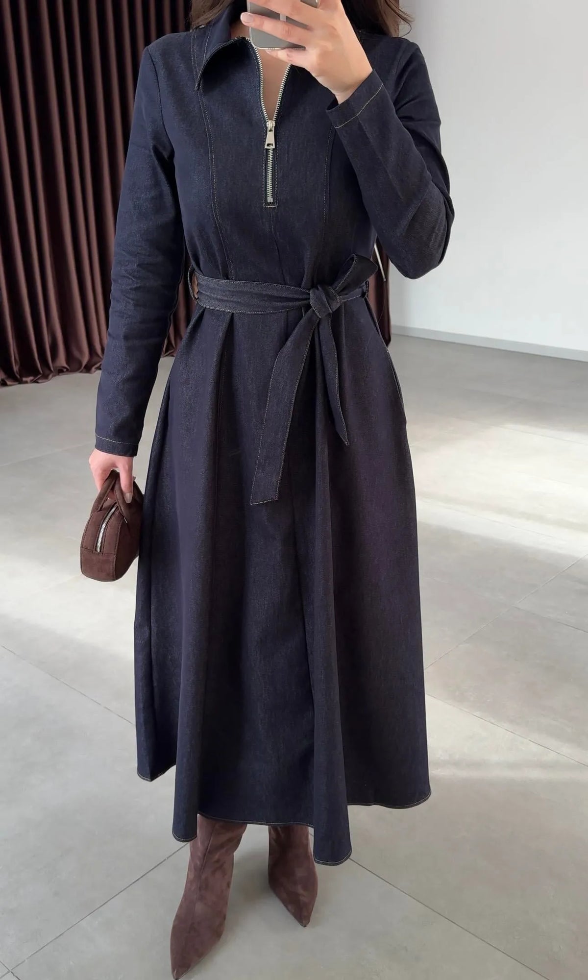Robe en jean
