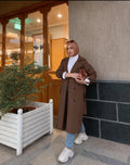 Trench-coat long femme "CHAMSY"