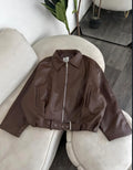 Oversize Leather Jacket